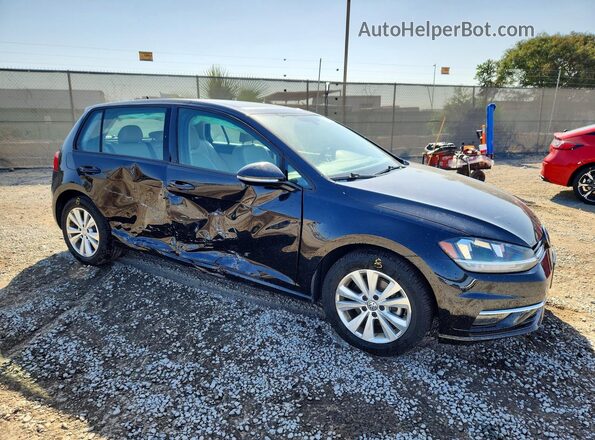 3VWG57AU6KM016159 2019 VOLKSWAGEN GOLF Black Front right