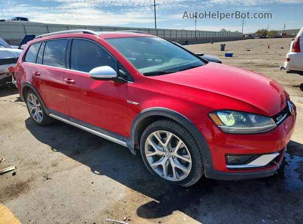 3VWH17AU4HM504941 2017 VOLKSWAGEN GOLF Red Передня права чверть