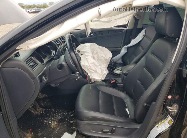 3VWL17AJ0HM407283 2017 VOLKSWAGEN JETTA Black წინა სალონის ხედი