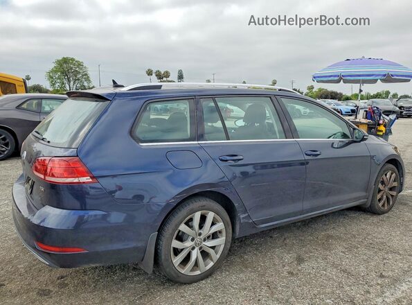 3VWL17AU4JM767110 2018 VOLKSWAGEN GOLF Blue Trasero derecho