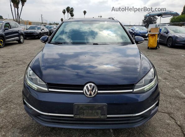 3VWL17AU4JM767110 2018 VOLKSWAGEN GOLF Blue Vista frontal