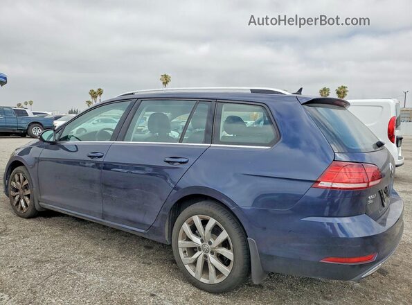 3VWL17AU4JM767110 2018 VOLKSWAGEN GOLF Blue Trasero izquierdo