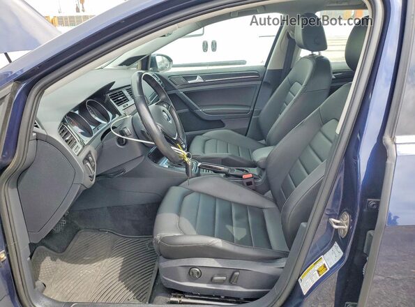 3VWL17AU4JM767110 2018 VOLKSWAGEN GOLF Blue Vista interior delantera