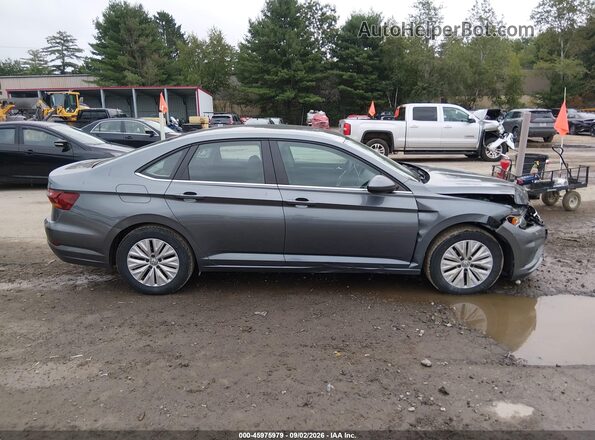 3VWN57BU1KM006466 2019 VOLKSWAGEN JETTA Серебряный Вид задней части салона