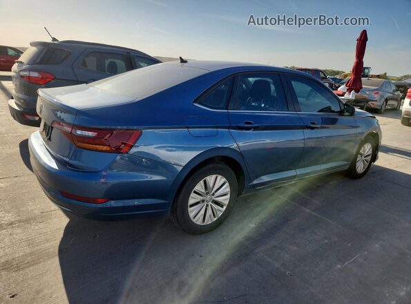 3VWN57BU2KM013121 2019 VOLKSWAGEN JETTA Blue Trasero derecho