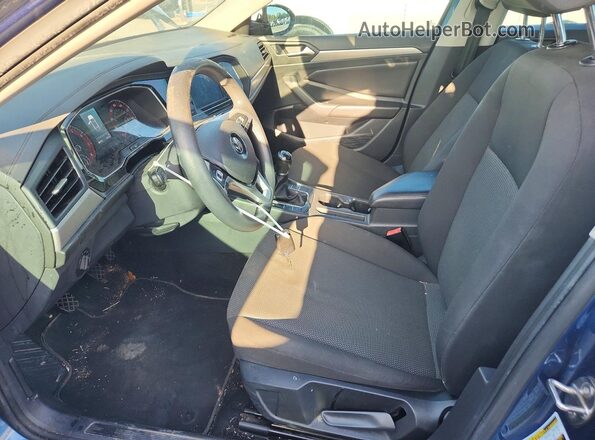 3VWN57BU2KM013121 2019 VOLKSWAGEN JETTA Blue Vista interior delantera