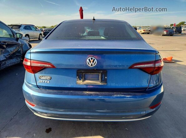 3VWN57BU2KM013121 2019 VOLKSWAGEN JETTA Blue Vista trasera