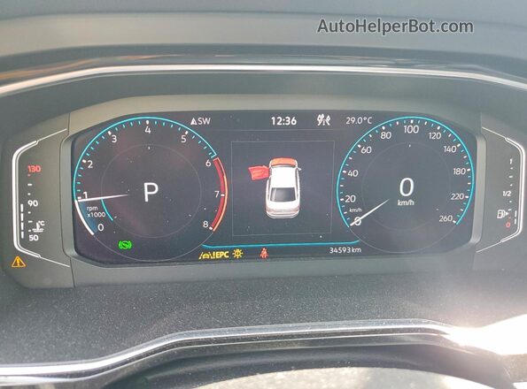 3VWSM7BU2PM011284 2023 VOLKSWAGEN JETTA Black Вид щитка приладів