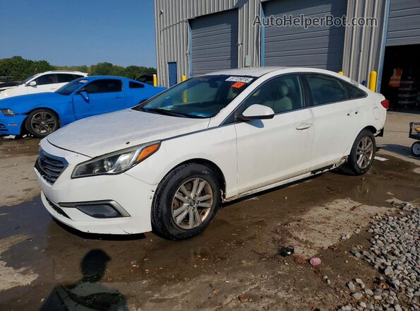 5NPE24AF6HH532071 2017 HYUNDAI SONATA White Tył lewy