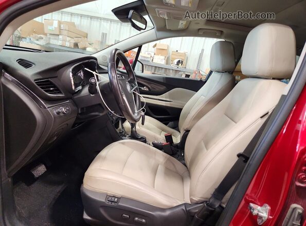 KL4CJGSM8KB763758 2019 BUICK ENCORE Бордовый Вид панели приборов