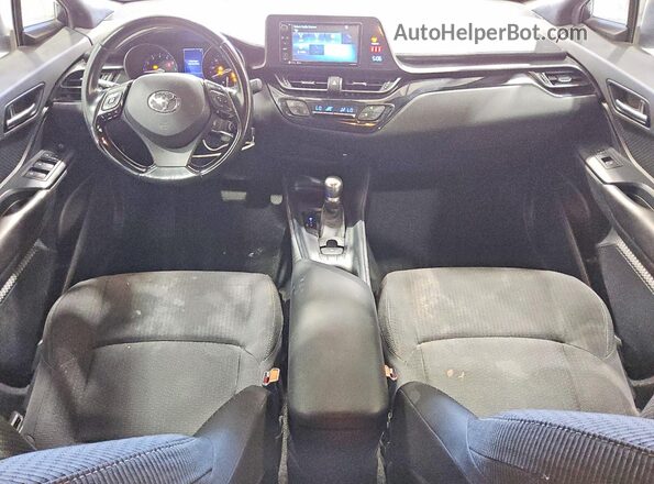 NMTKHMBX7JR014722 2018 TOYOTA C-HR Black Вид щитка приладів
