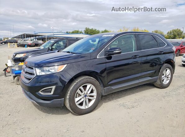 2FMPK3J94GBC52975 2016 FORD EDGE Black უკანა მარცხენა