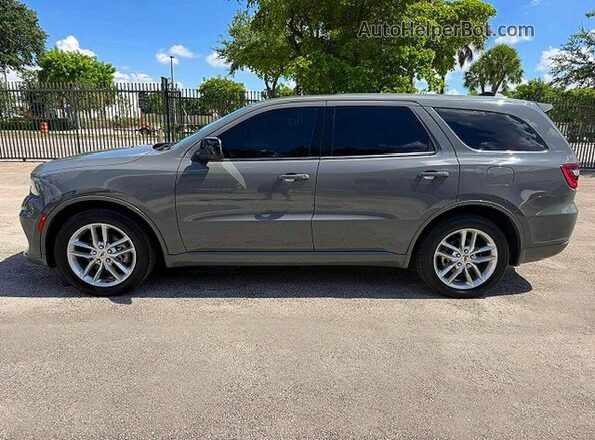 1C4RDHDG9PC557550 2023 DODGE DURANGO Gray VIN կոդի պիտակի տեսք