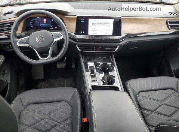 1V2WR2CAXSC566702 2025 VOLKSWAGEN ATLAS Black Vista del cuadro de instrumentos