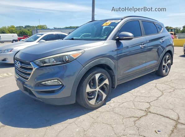 KM8J33A26GU209433 2016 HYUNDAI TUCSON Gray Հետևի ձախ