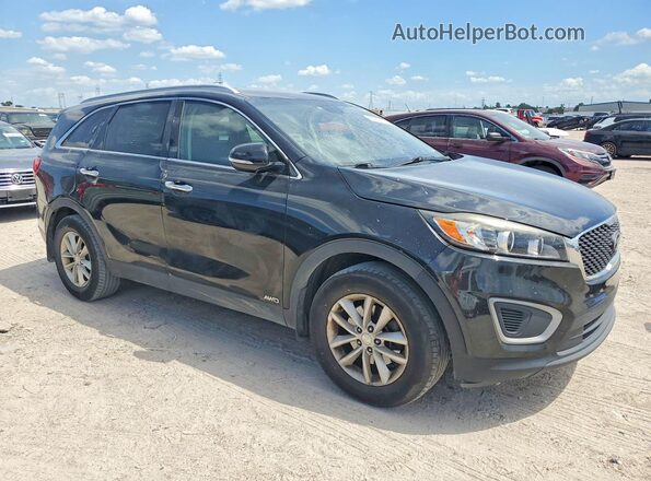 5XYPGDA30GG162600 2016 KIA SORENTO Black Front view