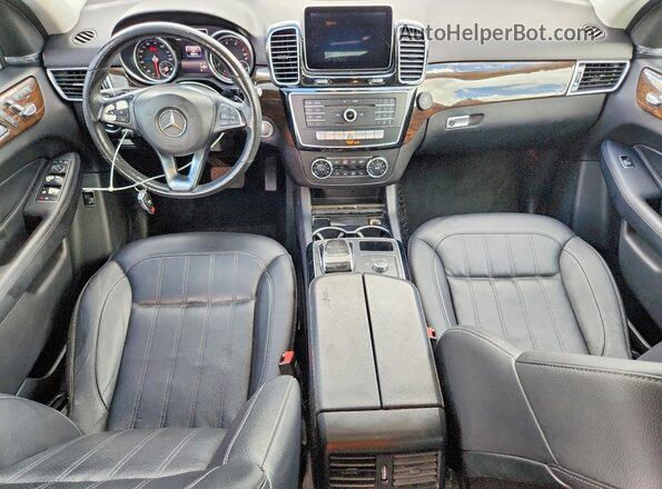 4JGDA5JB9GA622947 2016 MERCEDES-BENZ GLE Black Widok zestawu wskaźników