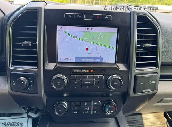 1FTEX1EP9LKE17445 2020 FORD F150 Black ძრავის განყოფილების ხედი