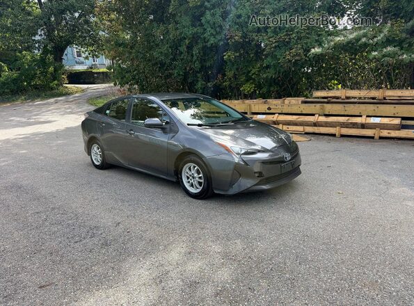 JTDKBRFU6G3013653 2016 TOYOTA PRIUS Charcoal Հետևի ձախ