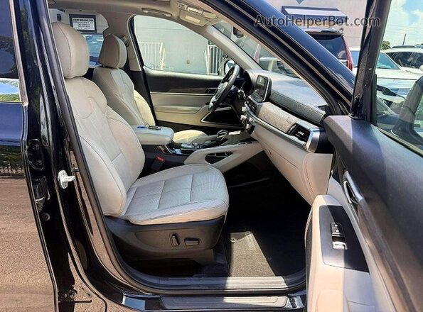 5XYP3DHC3LG005381 2020 KIA TELLURIDE Black წინა პანელის ხედი