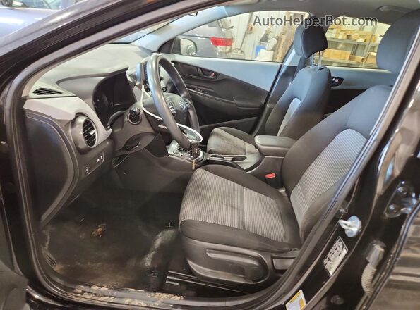 KM8K12AA8LU538334 2020 HYUNDAI KONA Black Widok deski rozdzielczej