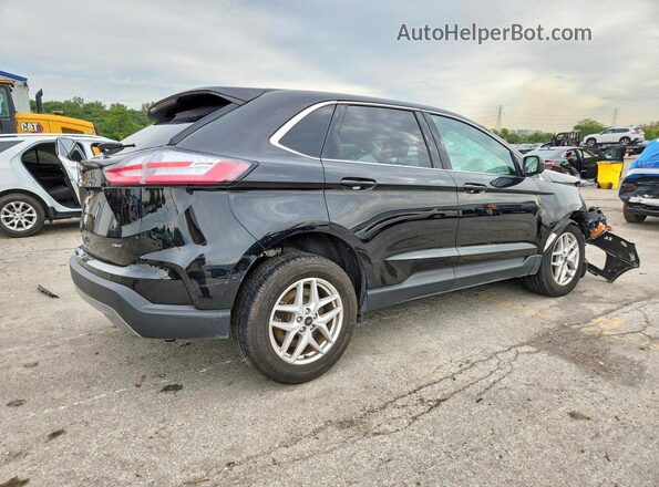 2FMPK4J95RBB00678 2024 FORD EDGE Black Przód prawy