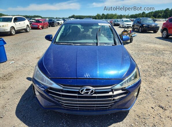 5NPD74LF7KH475803 2019 HYUNDAI ELANTRA Blue Հետևի տեսք
