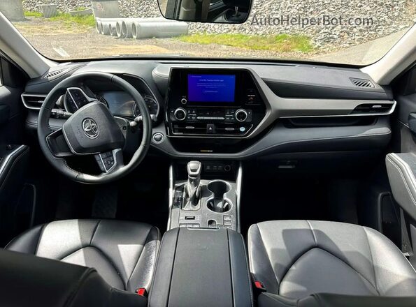 5TDKDRBH1PS008667 2023 TOYOTA HIGHLANDER Gray Հետևի նստատեղերի տեսք