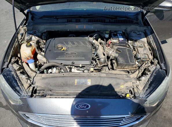 3FA6P0HD4HR255622 2017 FORD FUSION Gray Շարժիչի բաժամունքի տեսք