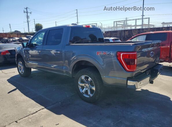 1FTFW1E58NKD65170 2022 FORD F150 Gray Rear right