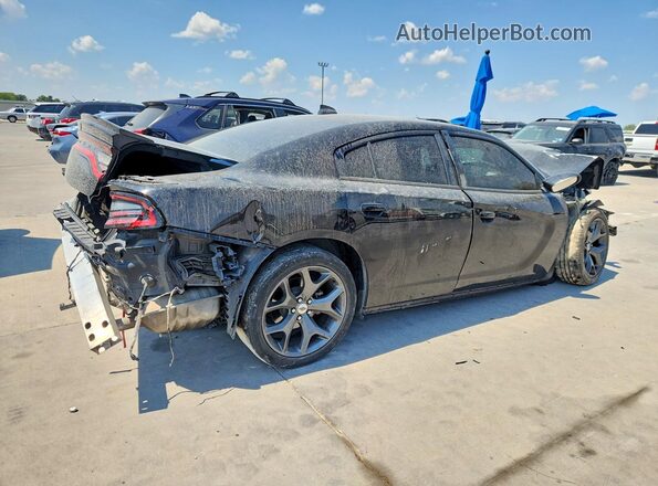 2C3CDXHG1JH218039 2018 DODGE CHARGER Черный Передняя правая четверть