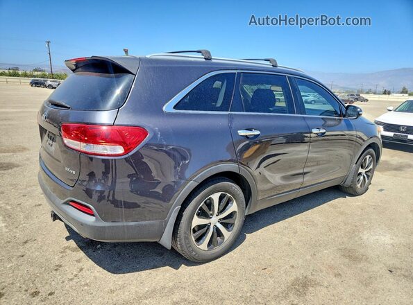 5XYPH4A5XGG044326 2016 KIA SORENTO Gray Przód prawy