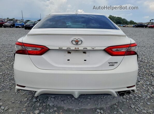 4T1B11HK4KU785986 2019 TOYOTA CAMRY White წინა სალონის ხედი