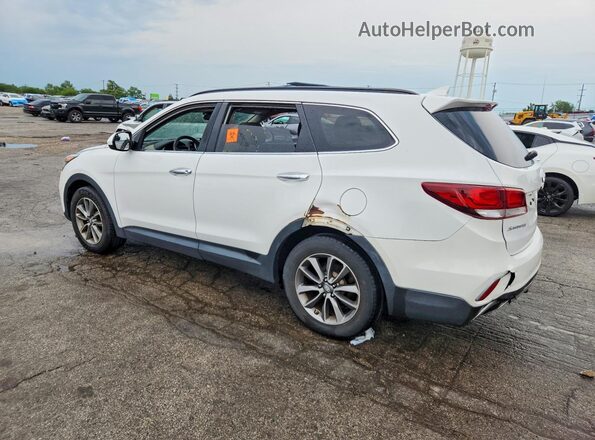 KM8SMDHF4HU171945 2017 HYUNDAI SANTA Белый Задняя правая четверть
