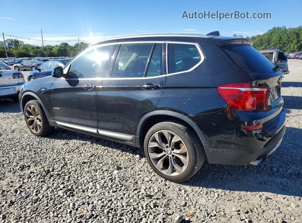 5UXWX7C37H0U43339 2017 BMW X3 Black Tył prawy