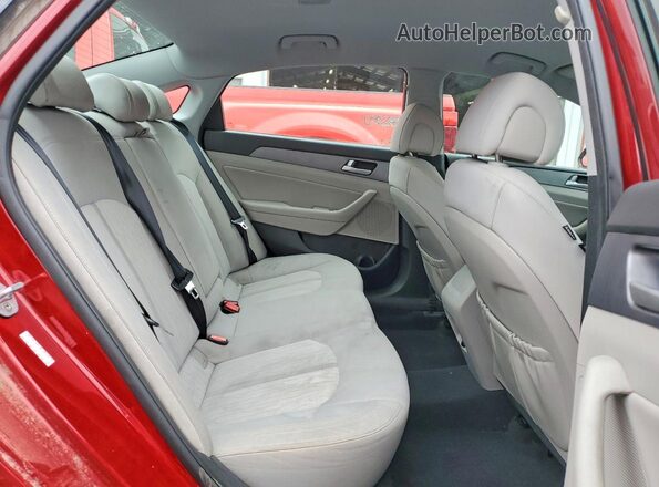 KMHE24L18GA041004 2016 HYUNDAI SONATA Red Սալոնի հետևի տեսք
