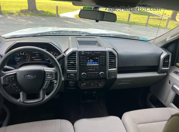 1FTFW1EFXHFA14234 2017 FORD F150 White Սարքավորումների վահանակի տեսք