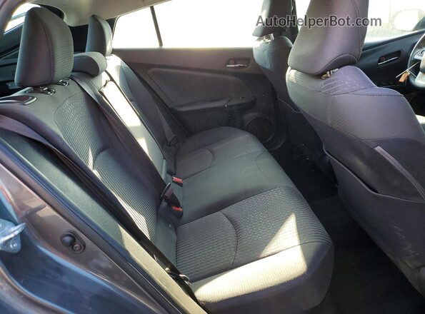 JTDKBRFU7H3034397 2017 TOYOTA PRIUS Угольный Вид задней части салона