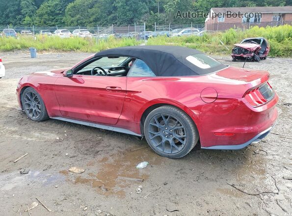 1FATP8UHXJ5113536 2018 FORD MUSTANG Red Задня права чверть