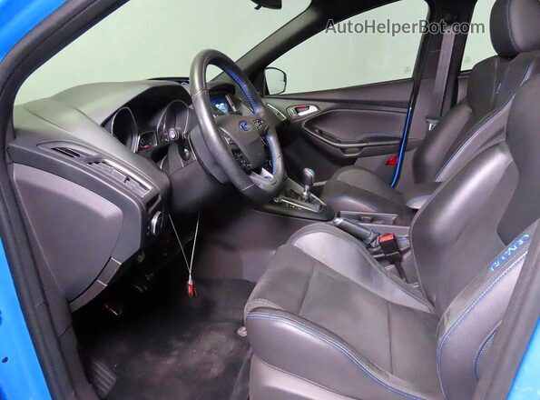 WF0DP3THXH4120633 2017 FORD FOCUS Синий Вид задних сидений