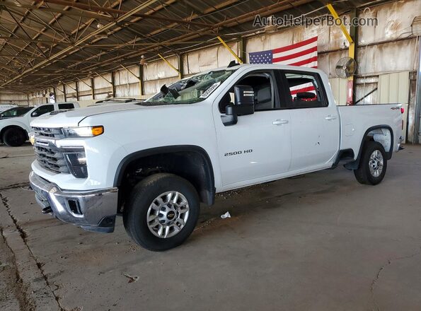 2GC1KNEY1S1228168 2025 CHEVROLET SILVERADO White უკანა მარცხენა