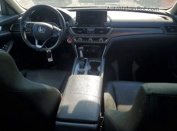 1HGCV1F10KA068348 2019 HONDA ACCORD Gray Widok zestawu wskaźników