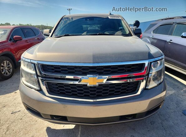 1GNSKDEC1JR221480 2018 CHEVROLET TAHOE Gray Вид ззаду