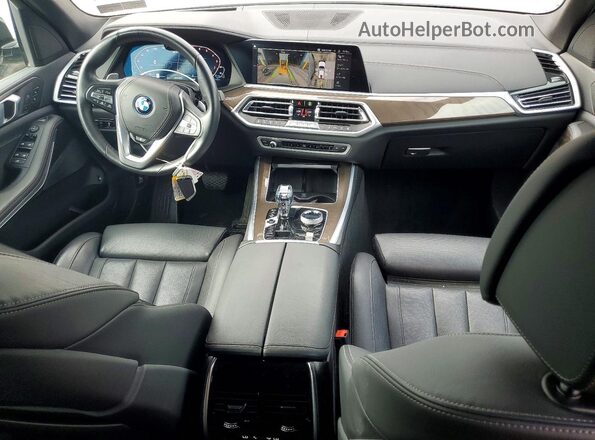 5UXTA6C00N9L31560 2022 BMW X5 White Widok zestawu wskaźników