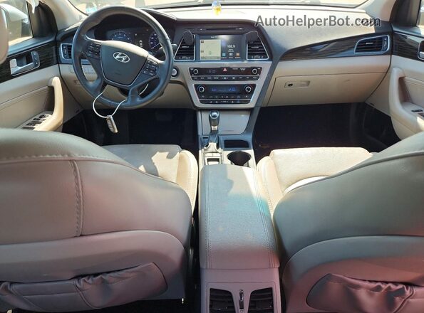 5NPE34AFXGH311651 2016 HYUNDAI SONATA Silver Widok zestawu wskaźników
