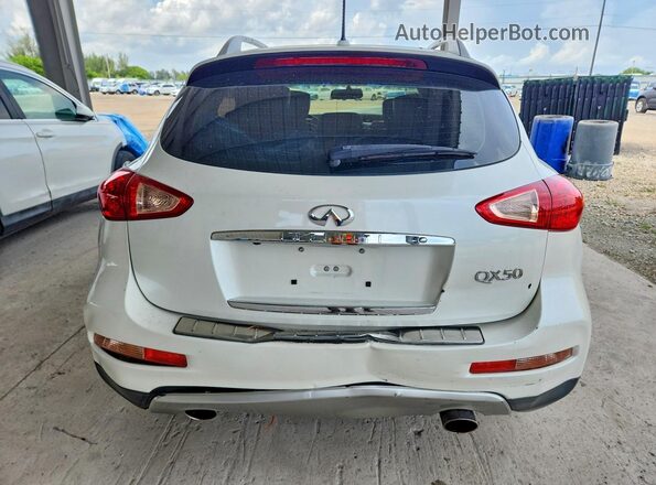 JN1BJ0RP3HM380609 2017 INFINITI QX50 White წინა სალონის ხედი