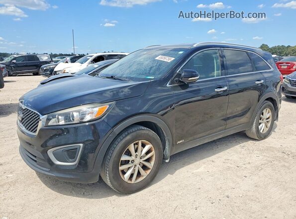 5XYPGDA30GG162600 2016 KIA SORENTO Black Rear left