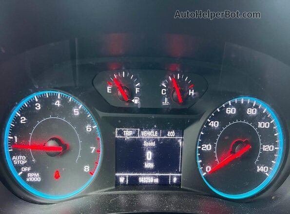 1GNEVFKW2JJ166728 2018 CHEVROLET TRAVERSE Gray ხელსაწყოთა პანელის ხედი