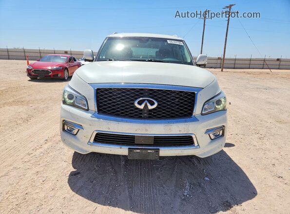 JN8AZ2NE0H9150485 2017 INFINITI QX80 White Rear view