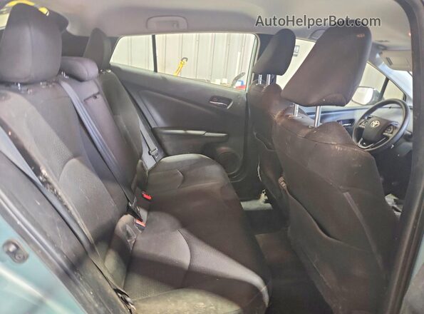 JTDKARFU5K3076321 2019 TOYOTA PRIUS Бирюзовый Вид задней части салона